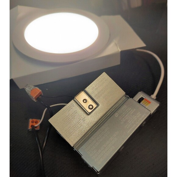 Halo 6" Ultra Thin Canless LED Downlight 1015 Lumen No Housing Req'd, 5 Color - Picture 5 of 6